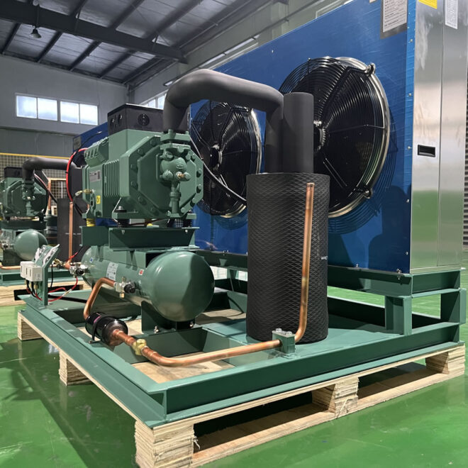 BITZER Low Temperature Cold Storage Compressor Cold Room Freezer Refrigeration Condensing Unit - Image 2