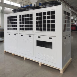 Air cooled condenser with housing