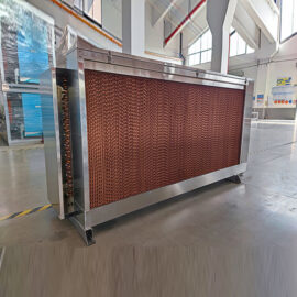 Adiabetic CO₂ gas cooler