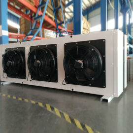 Dry cooler is used for cooling water or brine