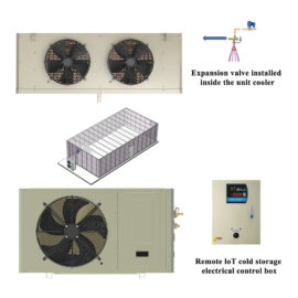 Box-Type Air Cooled Condenser with Φ450 Fan – High Heat Exchange Efficiency for Condensing Units