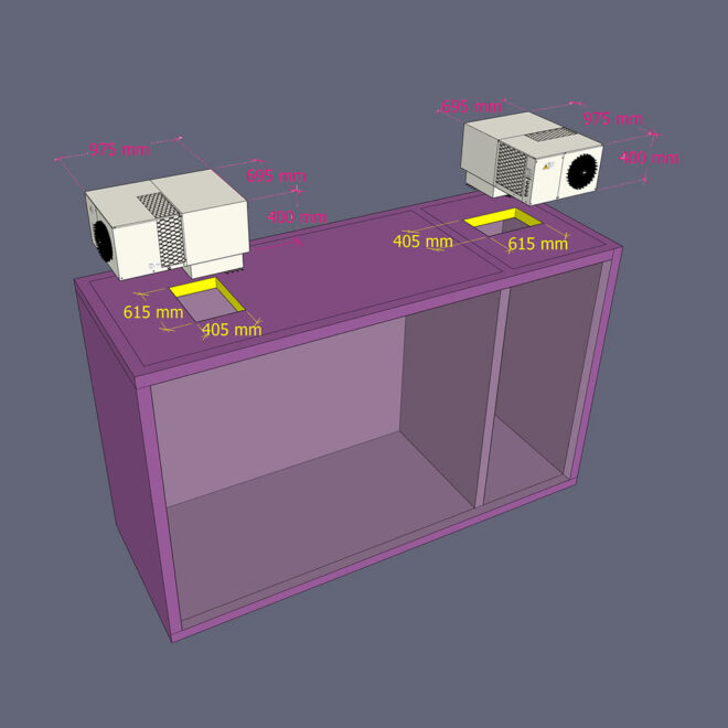 Ceiling Mounted Freezer 1HP Monoblock for Cold Storage - Image 5